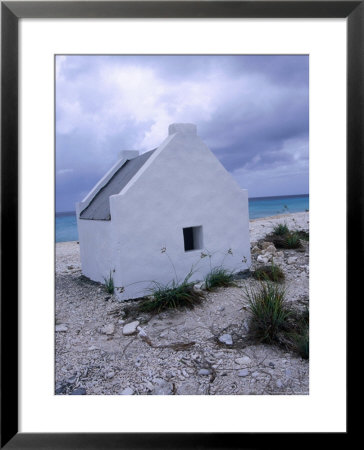 Slave Houses At Salt Mines, Bonaire, Netherlands Antilles by Lee Foster Pricing Limited Edition Print image