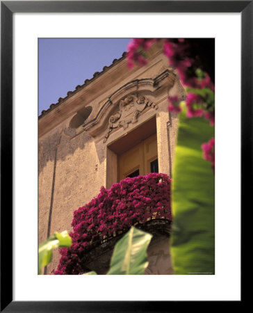 Bougenvilia Flowers Decorate A Capri Island House In Italy by Richard Nowitz Pricing Limited Edition Print image