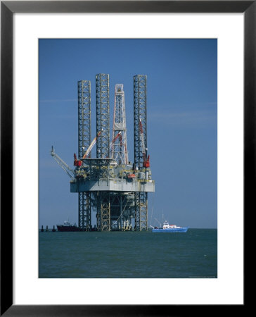 Oil Rig Under Construction by Raymond Gehman Pricing Limited Edition Print image