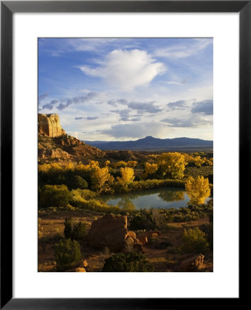 Peaceful Landscape Stretches To The Horizon, Santa Fe, New Mexico, Usa by Ralph Lee Hopkins Pricing Limited Edition Print image