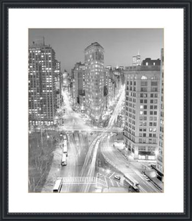 Flatiron Building At Night by Henri Silberman Pricing Limited Edition Print image