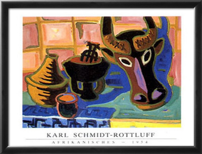 Afrikanisches 1954 by Karl Schmidt-Rottluff Pricing Limited Edition Print image