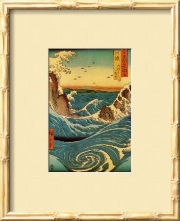 Navaro Rapids 1855 by Ando Hiroshige Pricing Limited Edition Print image
