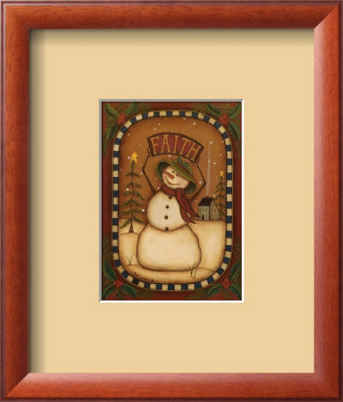 Faith Snowman Small by Kim Lewis Pricing Limited Edition Print image