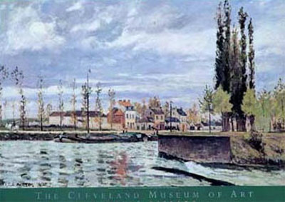 Lock At Pontoise by Camille Pissarro Pricing Limited Edition Print image