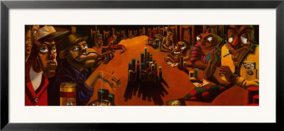 Poker Game by Justin Bua Pricing Limited Edition Print image