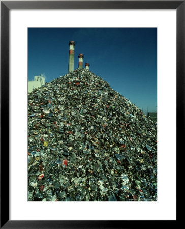 Metal Separated From Trash At Trash Burning Power Plant, Columbus by David M. Dennis Pricing Limited Edition Print image