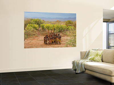 Hamer Dancers, Omo Valley, Ethiopia by Peter Adams Pricing Limited Edition Print image