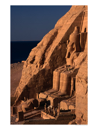 Monument Of Ramesses At The Great Temple Of Abu Simbel, Abu Simbel, Egypt by Anders Blomqvist Pricing Limited Edition Print image