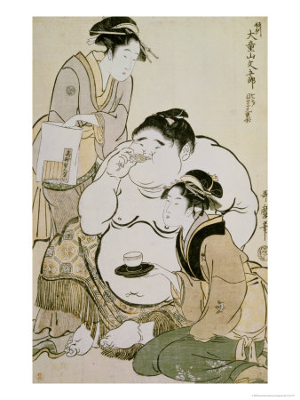 The Infant Prodigy Drinking Sake by Utamaro Kitagawa Pricing Limited Edition Print image