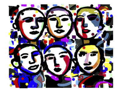 A Half Dozen Heads by Diana Ong Pricing Limited Edition Print image