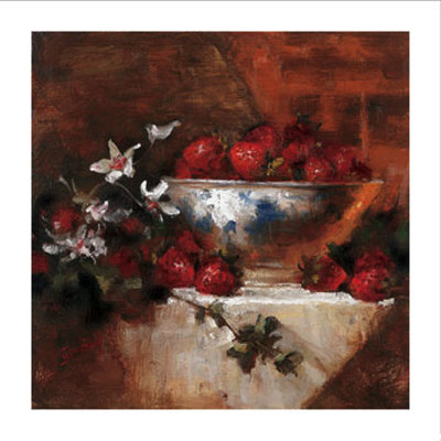 Strawberries In China by Li Wang Pricing Limited Edition Print image