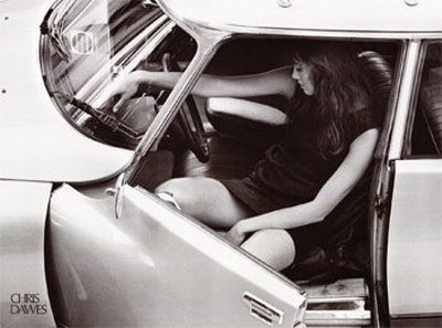 Girl In Car by Chris Dawes Pricing Limited Edition Print image