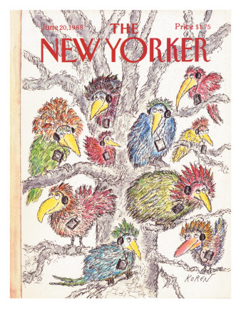 The New Yorker Cover - June 20, 1988 by Edward Koren Pricing Limited Edition Print image