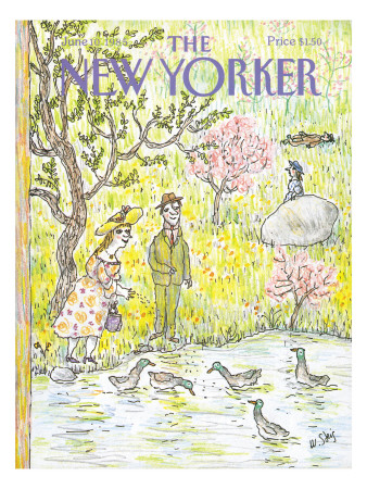 The New Yorker Cover - June 10, 1985 by William Steig Pricing Limited Edition Print image