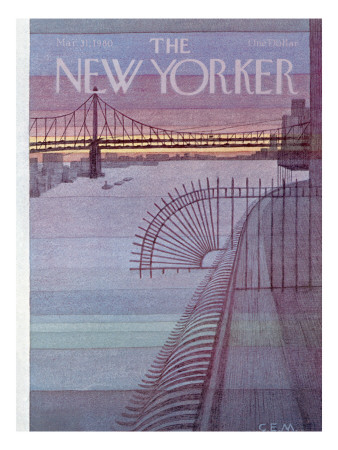 The New Yorker Cover - March 31, 1980 by Charles E. Martin Pricing Limited Edition Print image