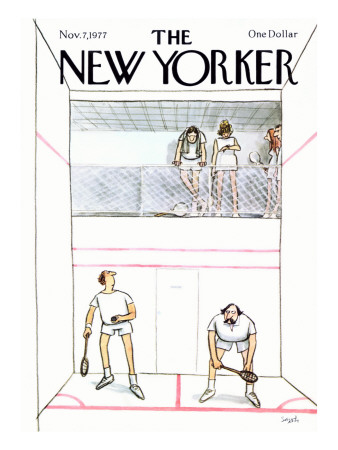 The New Yorker Cover - November 7, 1977 by Charles Saxon Pricing Limited Edition Print image