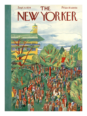 The New Yorker Cover - September 8, 1934 by Ilonka Karasz Pricing Limited Edition Print image