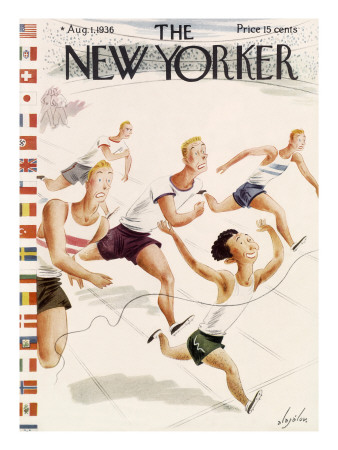The New Yorker Cover - August 1, 1936 by Constantin Alajalov Pricing Limited Edition Print image