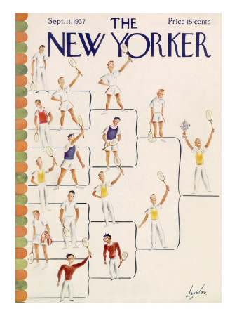 The New Yorker Cover - September 11, 1937 by Constantin Alajalov Pricing Limited Edition Print image