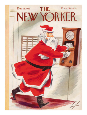 The New Yorker Cover - December 11, 1937 by Constantin Alajalov Pricing Limited Edition Print image