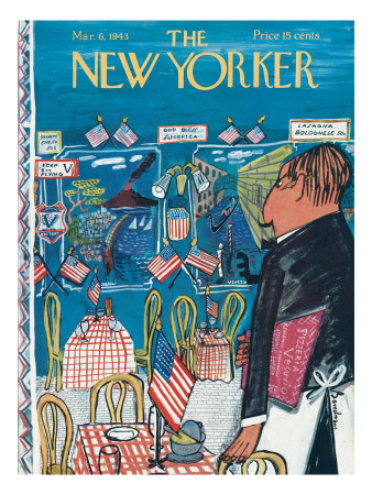 The New Yorker Cover - March 6, 1943 by Ludwig Bemelmans Pricing Limited Edition Print image