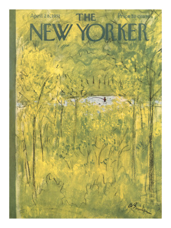 The New Yorker Cover - April 28, 1951 by Abe Birnbaum Pricing Limited Edition Print image