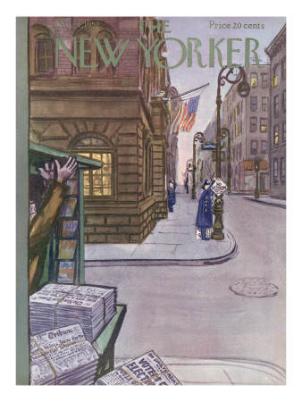 The New Yorker Cover - November 1, 1952 by Arthur Getz Pricing Limited Edition Print image