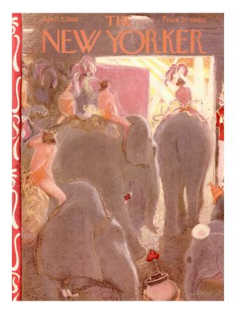 The New Yorker Cover - April 7, 1956 by Garrett Price Pricing Limited Edition Print image