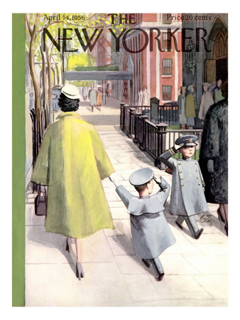 The New Yorker Cover - April 14, 1956 by Arthur Getz Pricing Limited Edition Print image