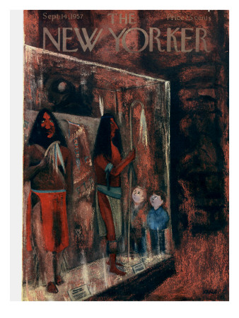 The New Yorker Cover - September 14, 1957 by Robert Kraus Pricing Limited Edition Print image