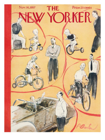 The New Yorker Cover - November 16, 1957 by Perry Barlow Pricing Limited Edition Print image