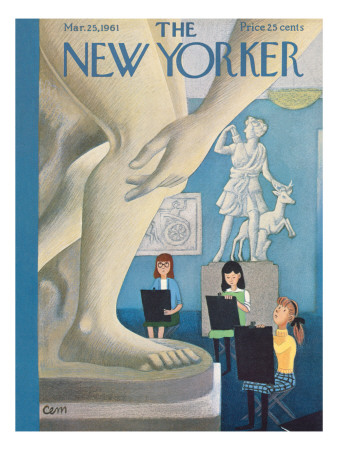 The New Yorker Cover - March 25, 1961 by Charles E. Martin Pricing Limited Edition Print image