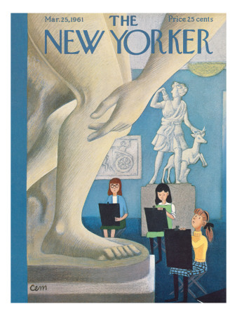 The New Yorker Cover - March 25, 1961 by Charles E. Martin Pricing Limited Edition Print image