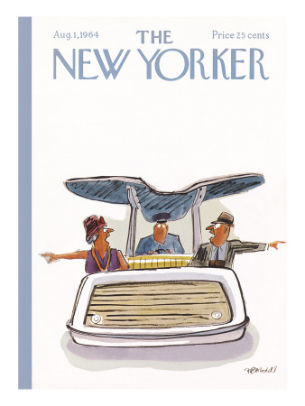 The New Yorker Cover - August 1, 1964 by Frank Modell Pricing Limited Edition Print image