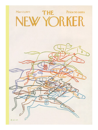 The New Yorker Cover - March 13, 1971 by Charles E. Martin Pricing Limited Edition Print image
