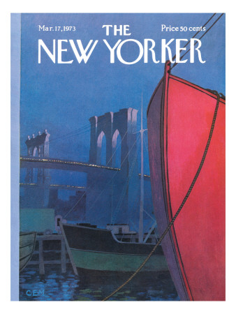 The New Yorker Cover - March 17, 1973 by Charles E. Martin Pricing Limited Edition Print image