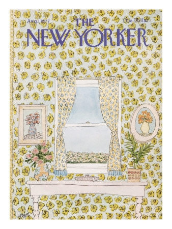 The New Yorker Cover - August 1, 1977 by Robert Weber Pricing Limited Edition Print image