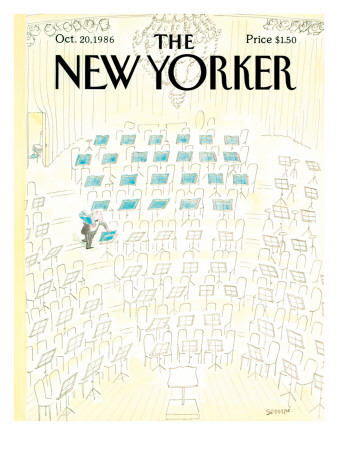 The New Yorker Cover - October 20, 1986 by Jean-Jacques Sempe Pricing Limited Edition Print image