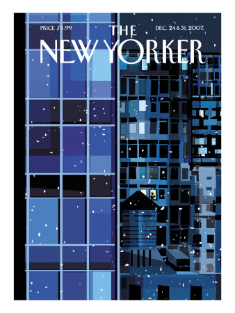 The New Yorker Cover - December 24, 2007 by Kim Demarco Pricing Limited Edition Print image