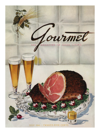 Gourmet Cover - July 1941 by Henry Stahlhut Pricing Limited Edition Print image