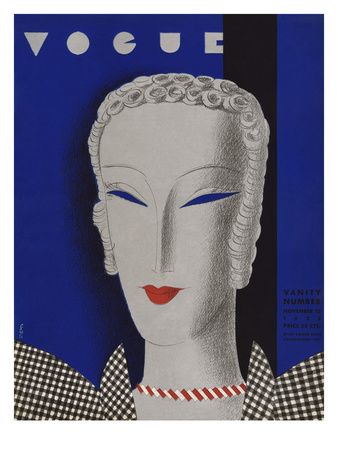 Vogue Cover - November 1932 by Eduardo Garcia Benito Pricing Limited Edition Print image