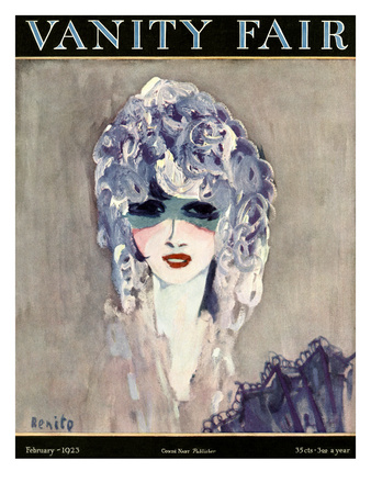 Vanity Fair Cover - February 1923 by Eduardo Garcia Benito Pricing Limited Edition Print image