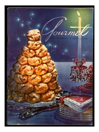 Gourmet Cover - November 1953 by Henry Stahlhut Pricing Limited Edition Print image