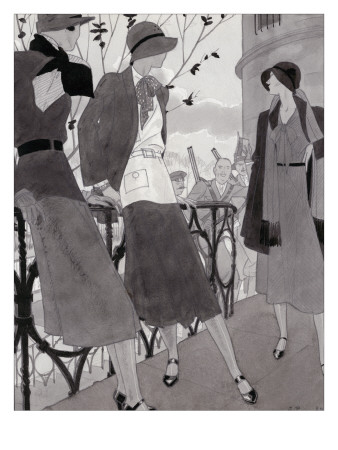 Vogue - November 1930 by Jean Pages Pricing Limited Edition Print image