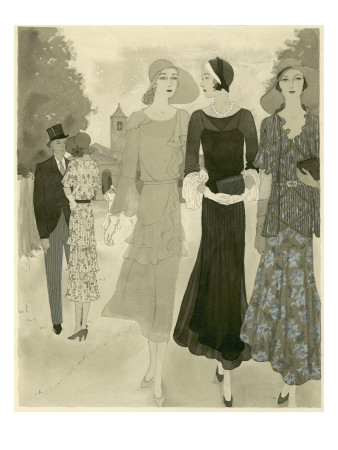 Vogue - June 1930 by Barbara E. Schwinn Pricing Limited Edition Print image