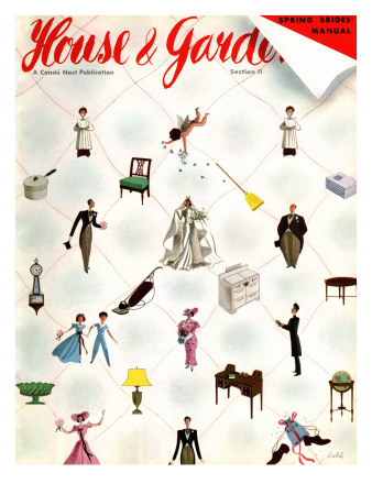 House & Garden Cover - May 1938 by Bobri Pricing Limited Edition Print image