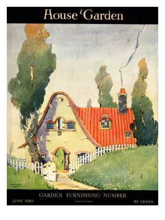 House & Garden Cover - June 1919 by Maurice Day Pricing Limited Edition Print image
