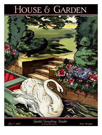 House & Garden Cover - June 1926 by Joseph B. Platt Pricing Limited Edition Print image