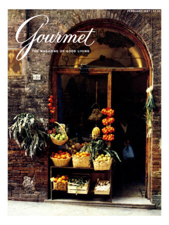 Gourmet Cover - February 1987 by Ronny Jacques Pricing Limited Edition Print image